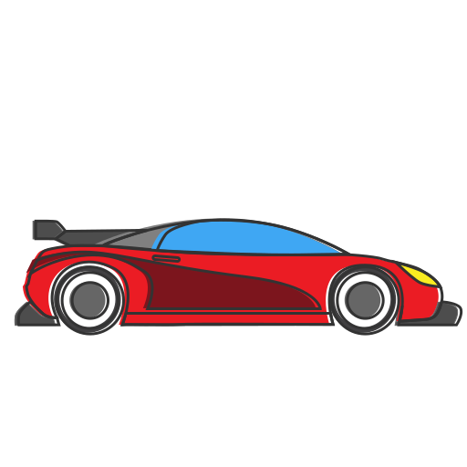 Supercar Transparent Png (red, black, gray, maroon, greenish blue)