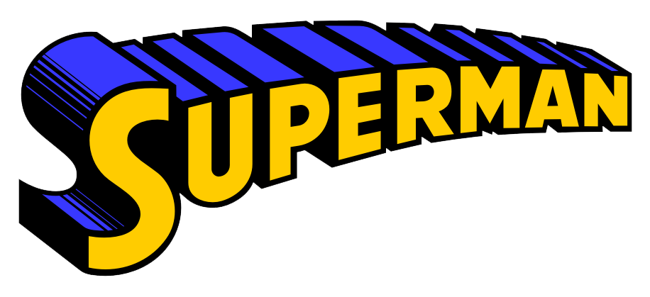 Superman Logo Png Pic (gold, black, blue, white)