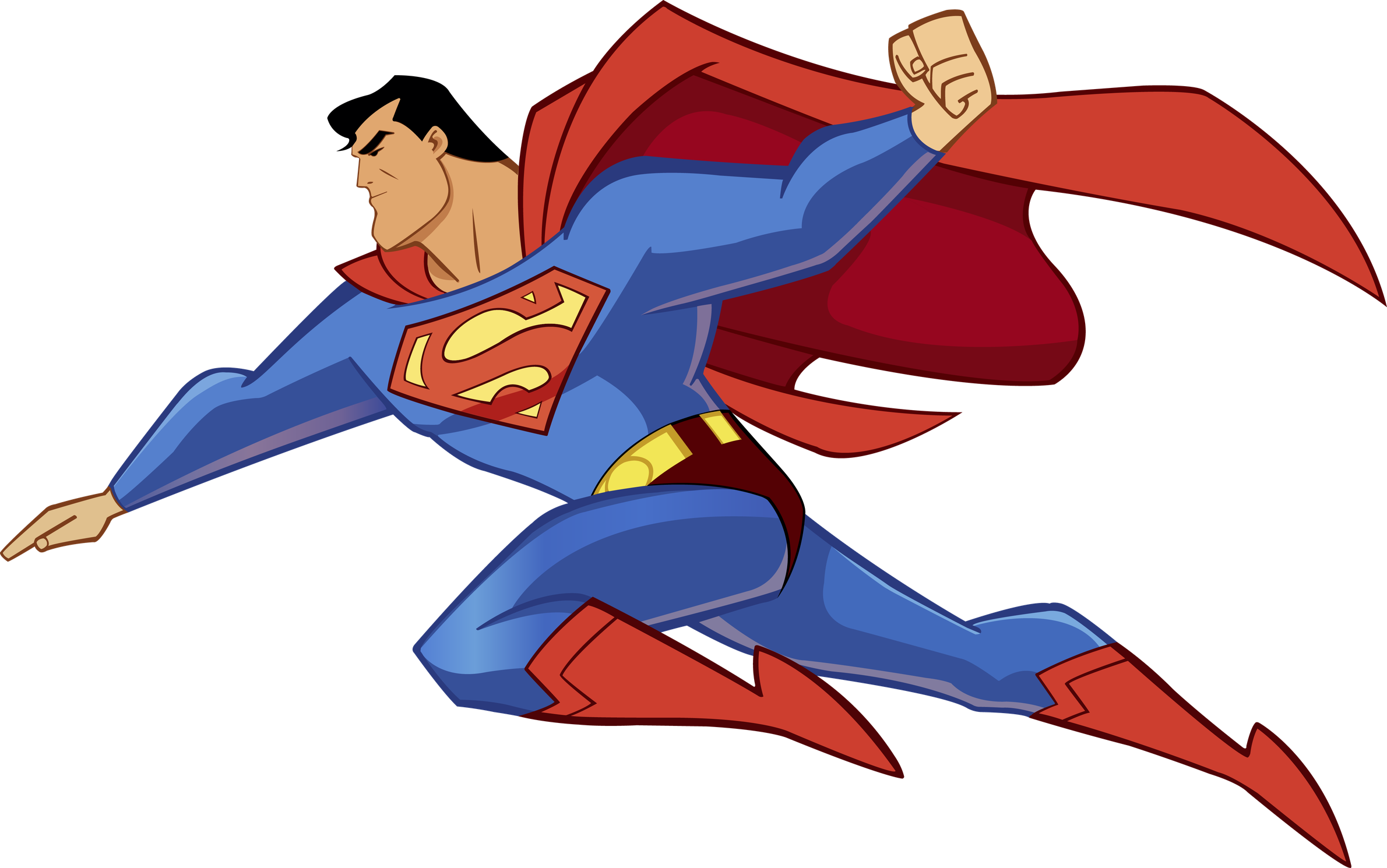 Superman Png File (black, gray, maroon, chocolate, teal)