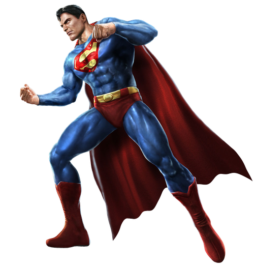 Superman Transparent Background (black)