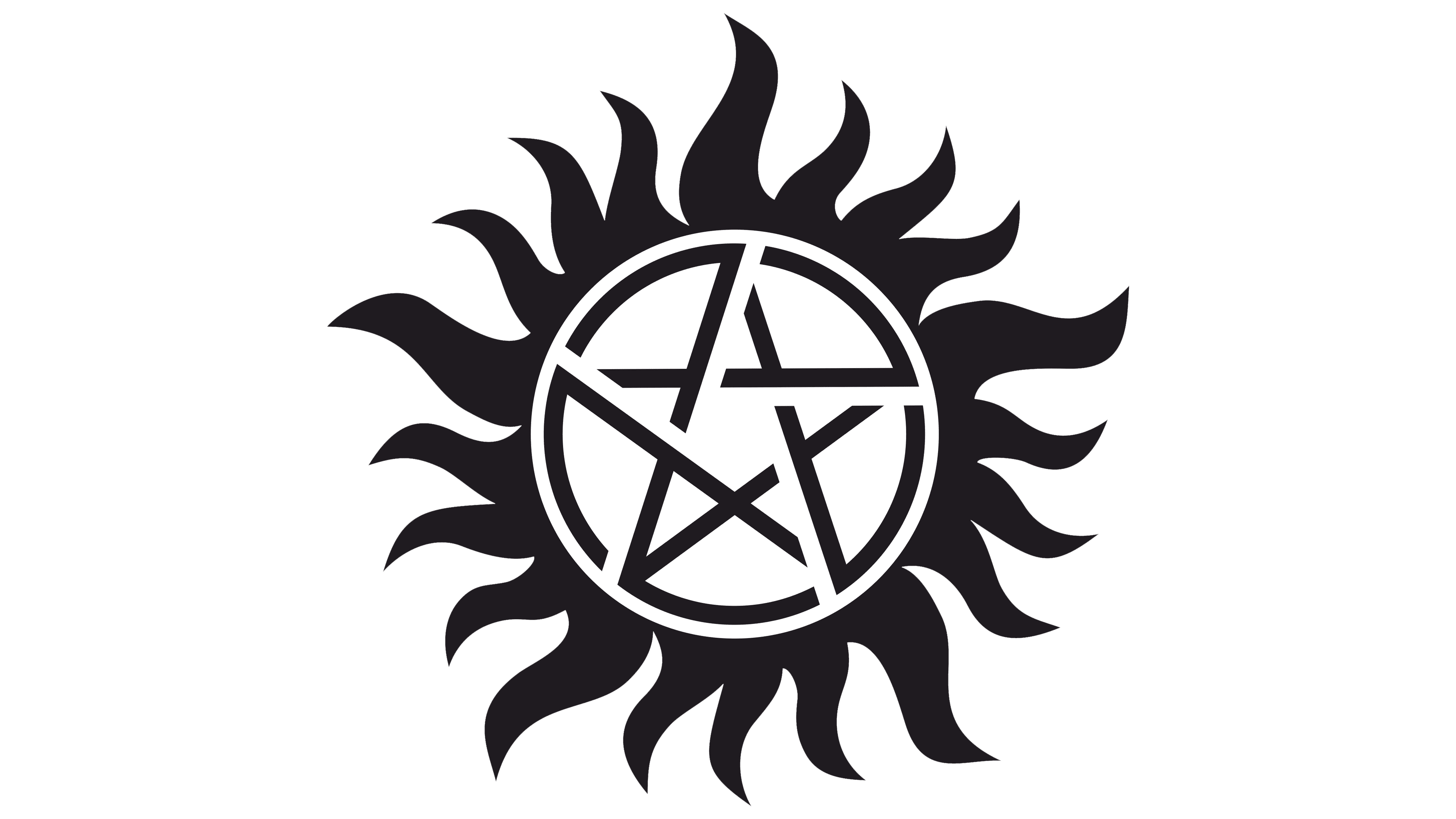 Supernatural Logo No Background (black, gray, white)