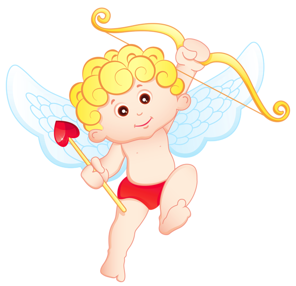 Cupid Angel Png Pic (beige, black, white)