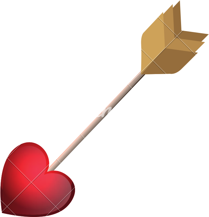 Cupid Arrow Love Png Pic (chocolate, black, salmon, olive)