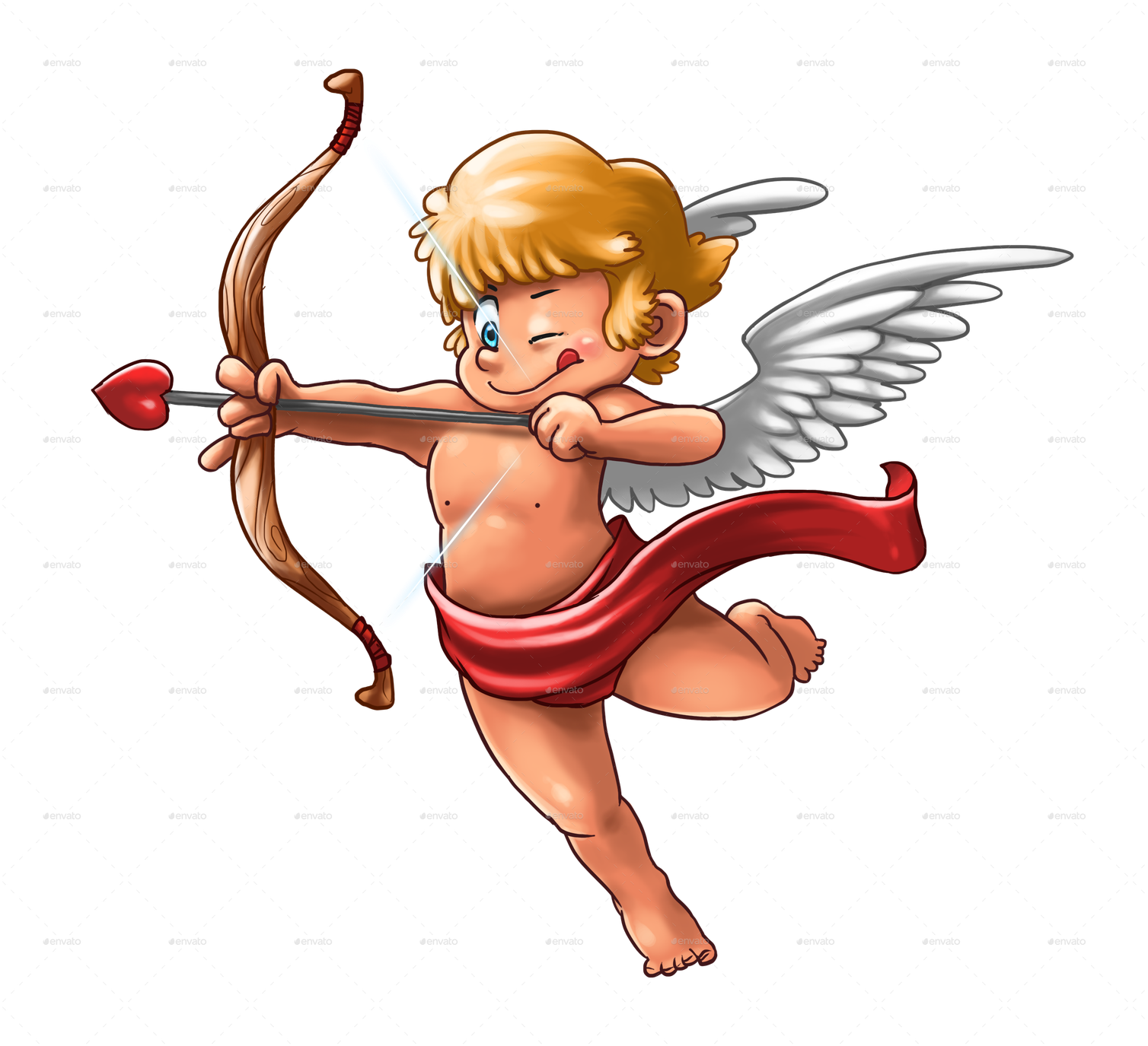 Cupid Arrow Png Cutout (black)