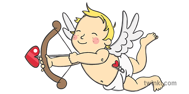 Cupid Valentine Png Photo (beige, gray, pink)