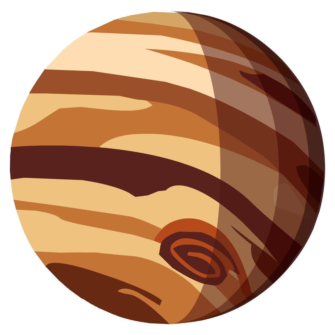 Jupiter Png Pic (chocolate, maroon, white, black, salmon)