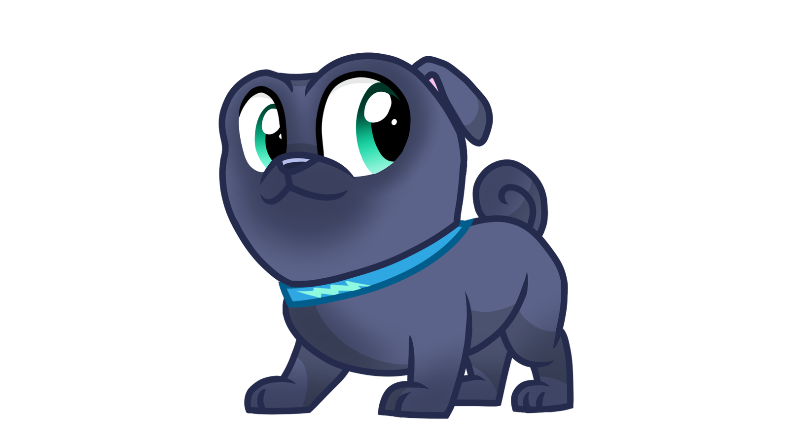 Puppy Dog Pals Png Clipart (gray, indigo, black, white)