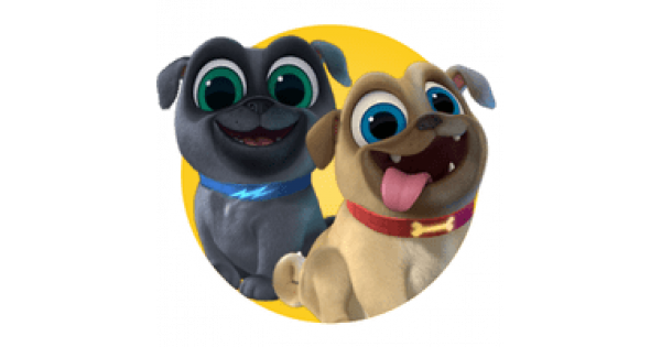 Puppy Dog Pals Png Photo (silver, indigo, black, white)