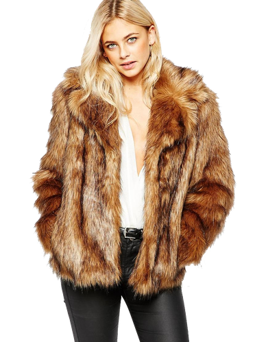 Fur Coat Png Transparent (black, white)