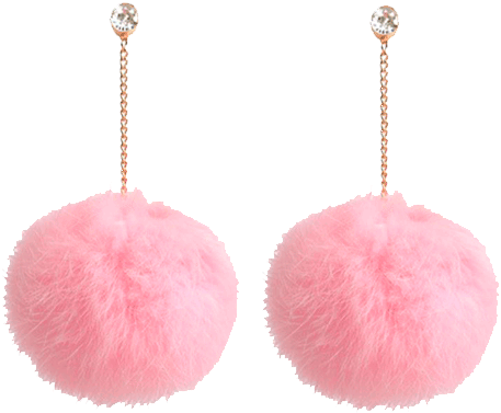 Fur Png Cutout (black, pink)