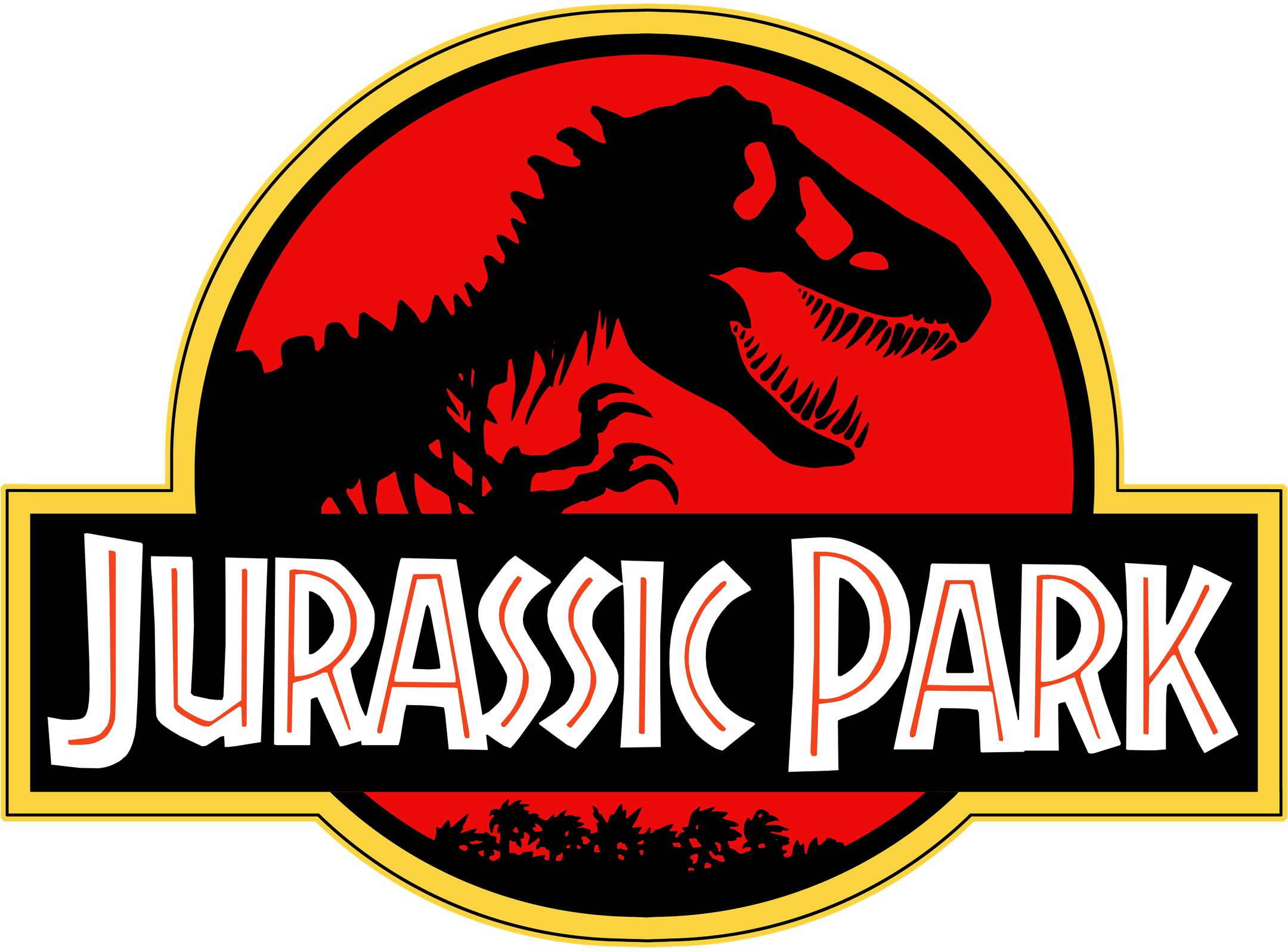 Jurassic Park Png Clipart (chocolate, black, gold, white, red)