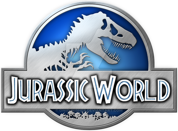 Jurassic World Evolution Logo Png Pic (black, gray, silver)