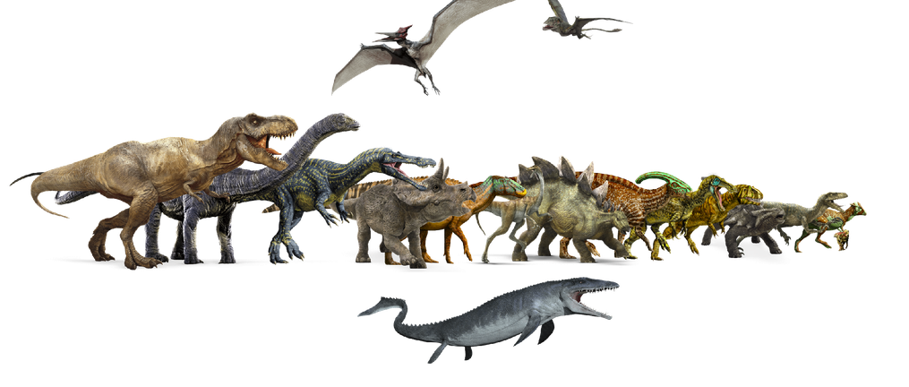 Jurassic World Transparent Background (black)