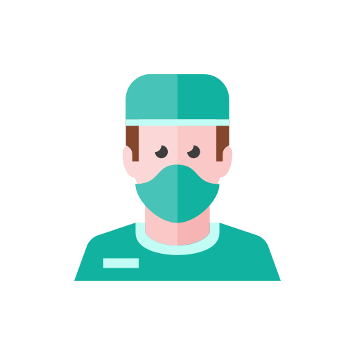 Surgeon Png Image (teal, black, gray, pink)