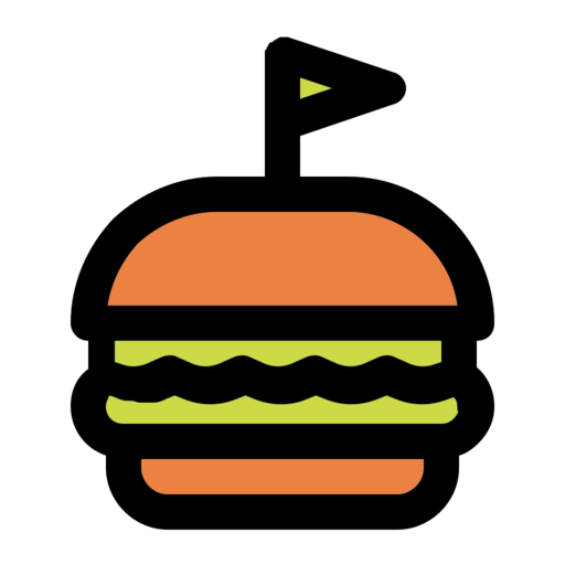 Burger Fast Food Free Png Icon Download (olive, salmon, black, gold, chocolate)