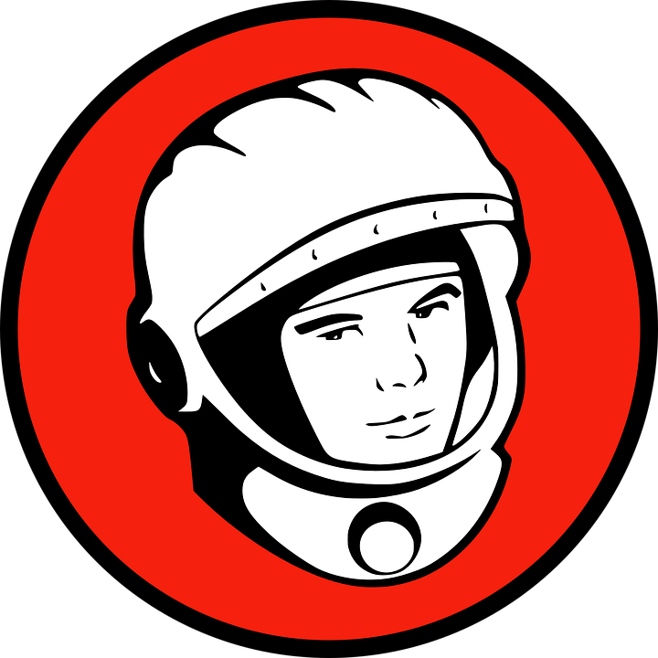 Yuri Gagarin Png Clipart (black, red, white)