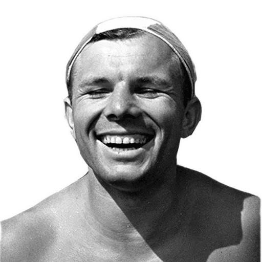 Yuri Gagarin Soviet Cosmonaut Png Clipart (indigo, black, gray, white)