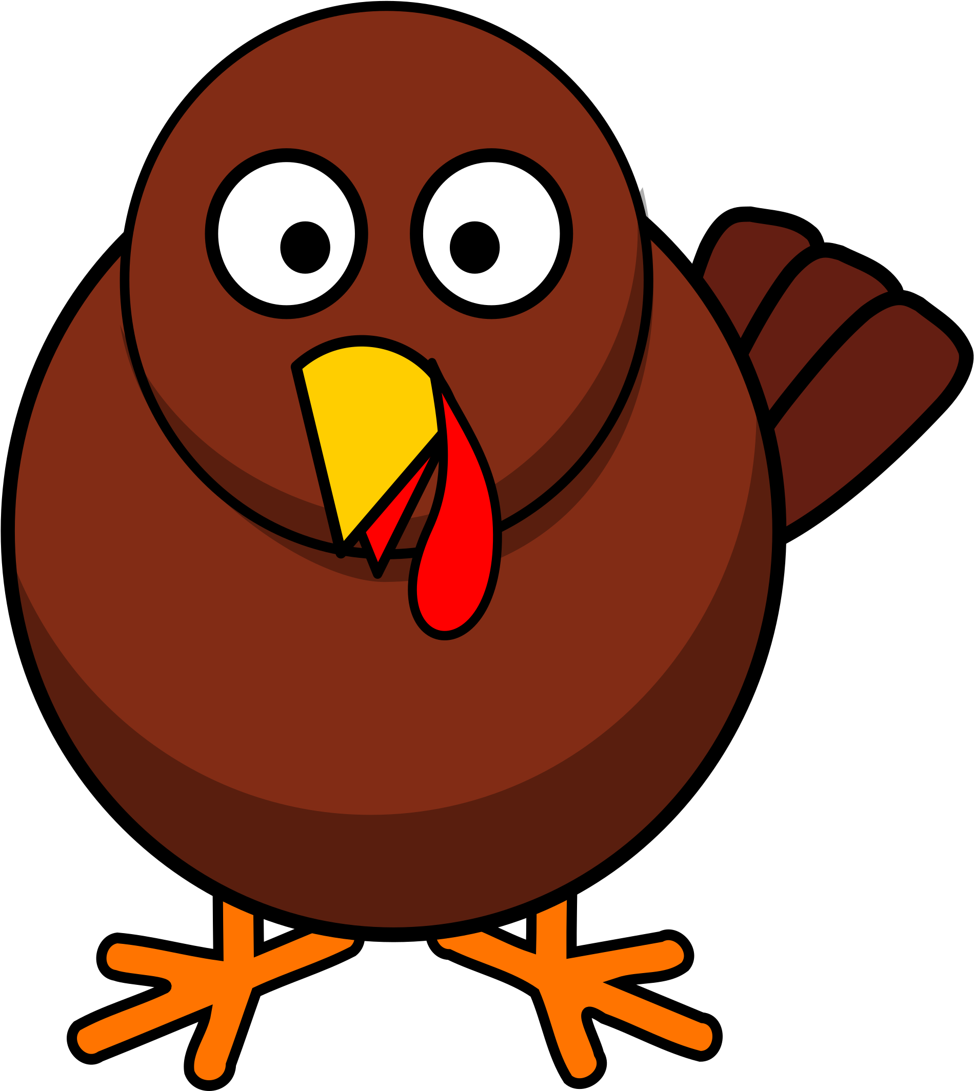 Turkeys Png Isolated File (red, black, white, maroon, gold)