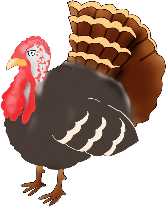 Turkeys Transparent Png (indigo, maroon, black, pink)