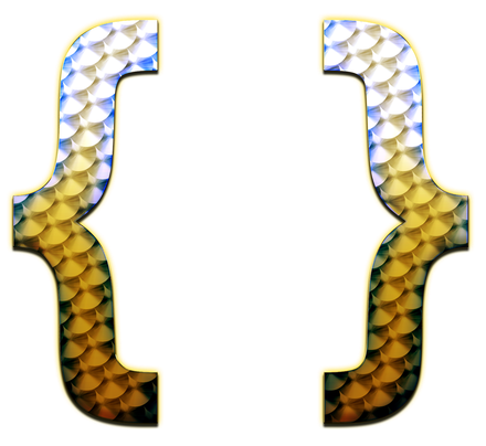 Curly Brackets Png Pic (black, white)