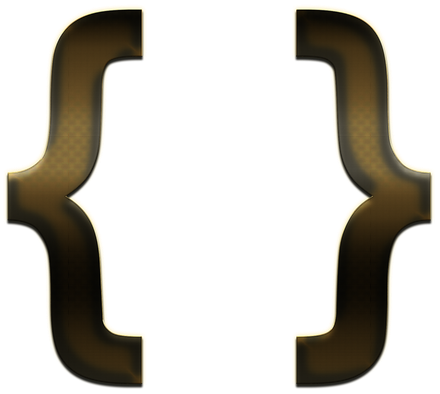 Curly Brackets Png Transparent Image (black)