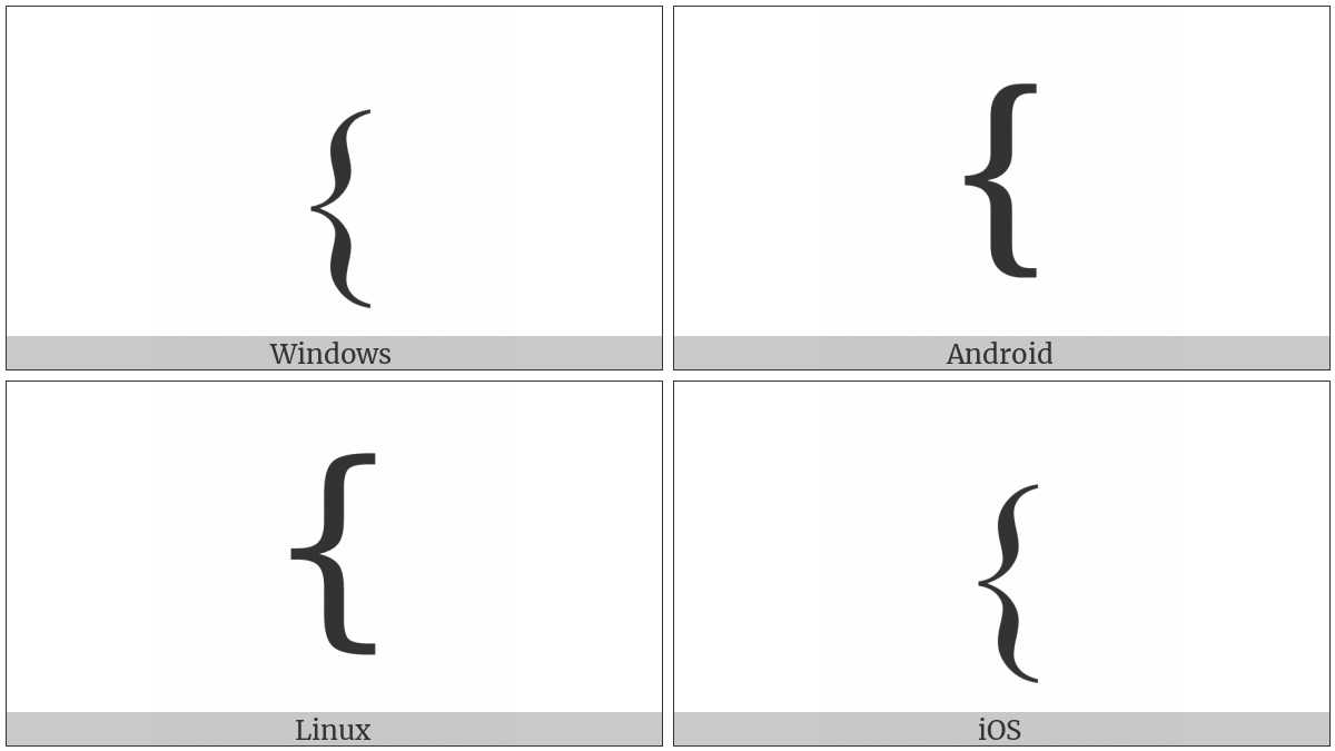 Curly Brackets Symbol Png Photo (black)