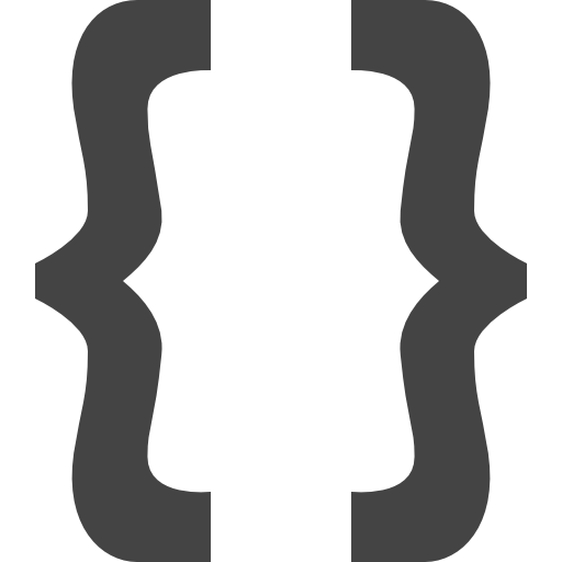 Curly Brackets Icon Free Png Icon Download (black, indigo)