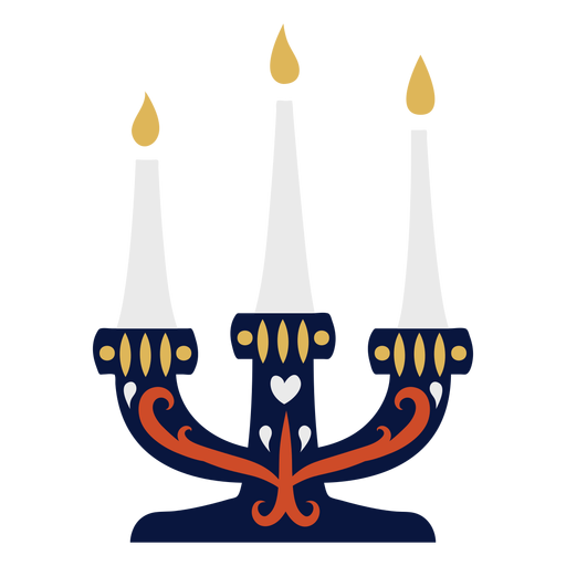 Burning Candlestick Png Image (salmon, lavender, black)