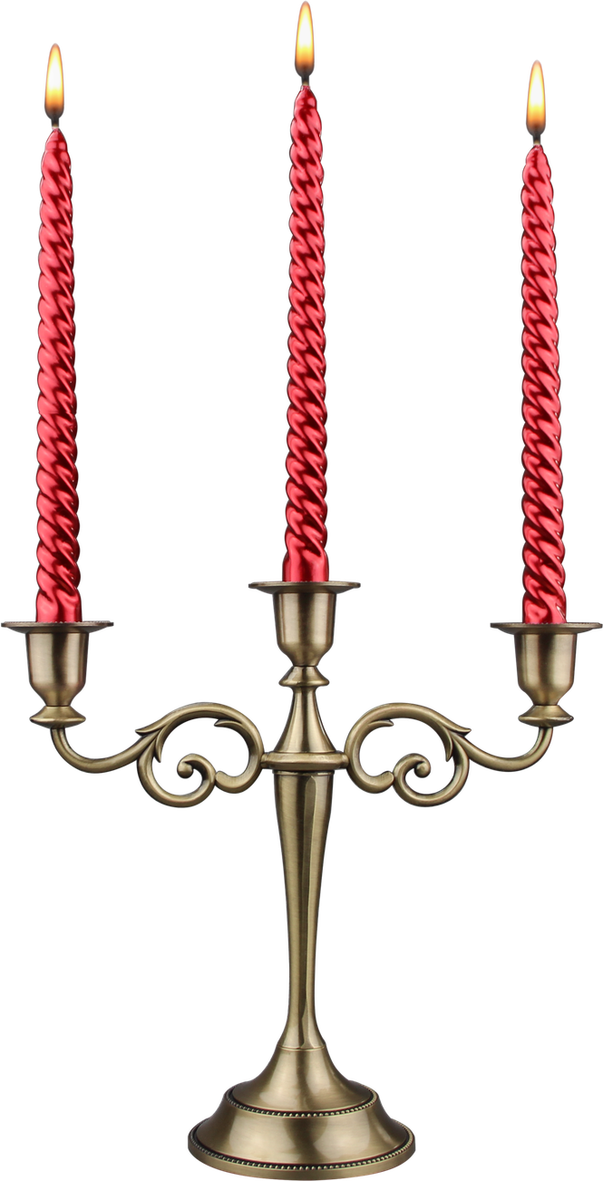 Burning Candlestick Png Photos (black)