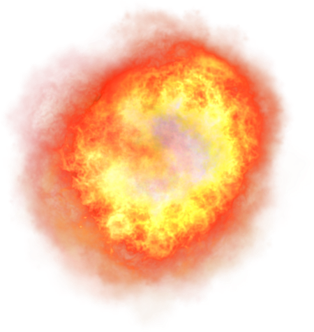 Burning Fireball Png (black, chocolate)