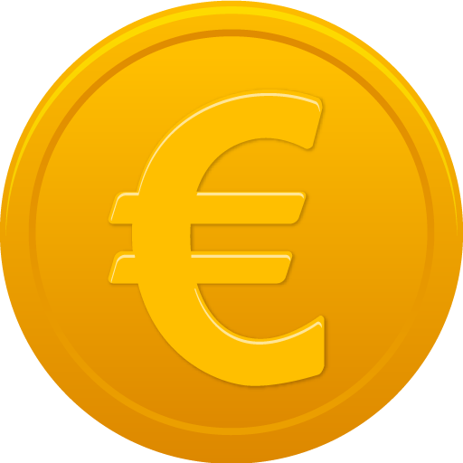 Euro Symbol Png Clipart (gold, black, orange)