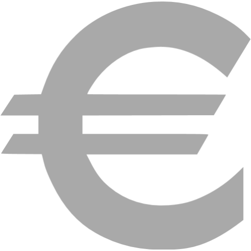 Euro Symbol Png Hd (black, gray, silver)