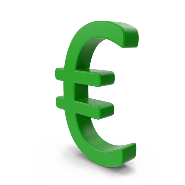 Euro Symbol Png Image File (white)