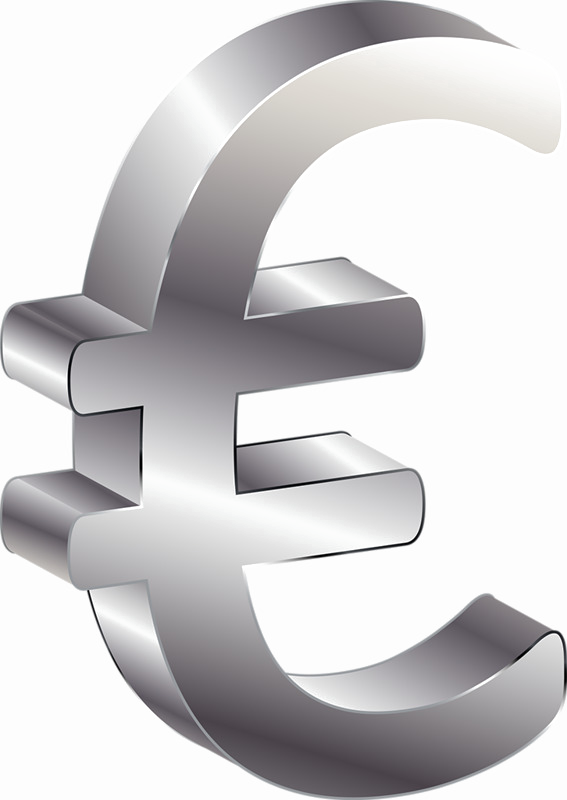 Euro Symbol Png Photo (gray, lavender, white)