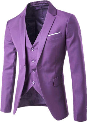 Purple Blazer Transparent Png (plum, indigo, black)