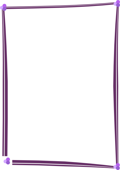 Purple Border Frame Png Image (gray, lavender, purple, silver, white)