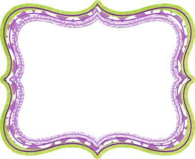 Purple Border Frame Png Pic (white)