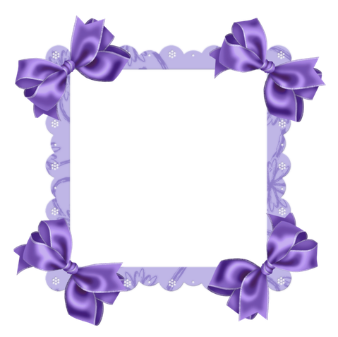 Purple Border Frame Transparent Background (plum, black)