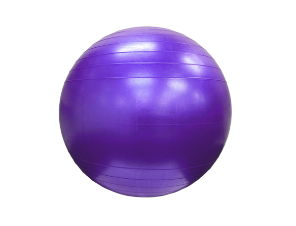 Purple Fitness Ball Transparent Png (indigo, black)