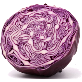 Purple Half Cabbage Png File 1 (black, lavender)