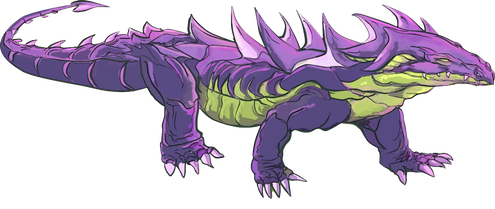 Purple Lizard Png Free Download (black, gray)