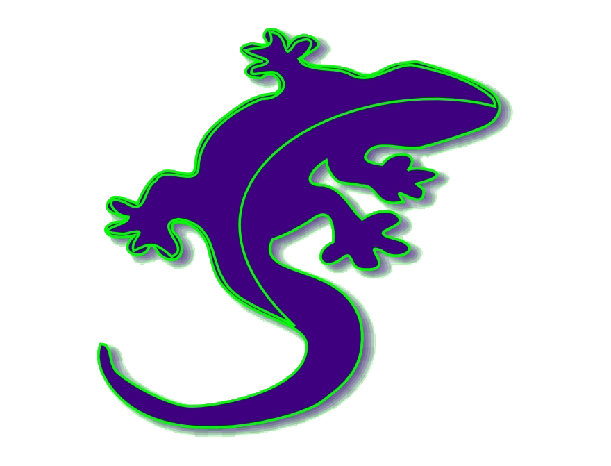 Purple Lizard Png Photos (white, indigo)