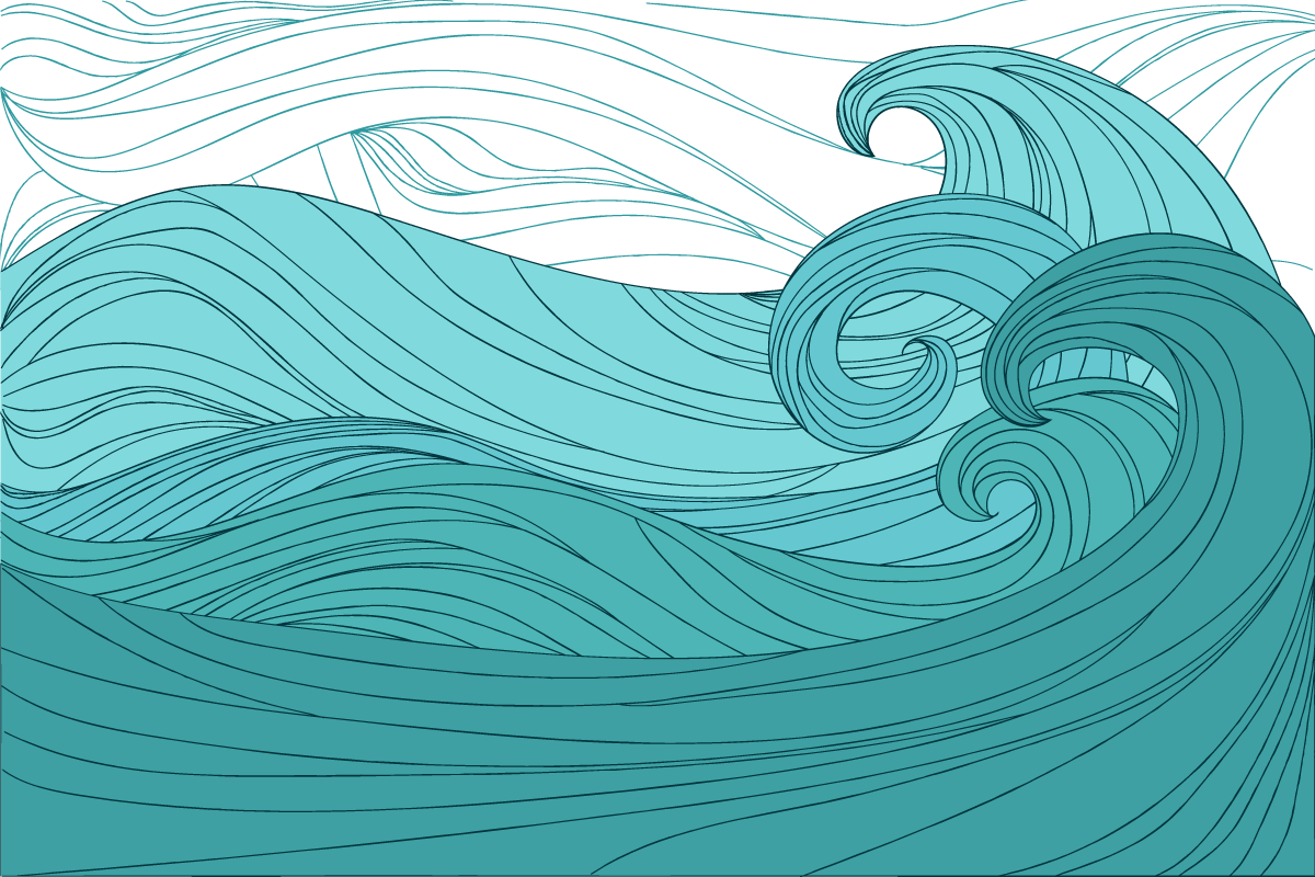 Turquoise Wave Png Photos (teal, black, mint)