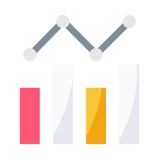 Currency Coin Money Transaction Economy Dollar Business Finance Bar Chart Icon Free Png Icon Download (salmon, white, black, lavender, orange)