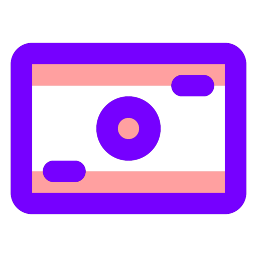 Currency Free Png Icon (blue, pink, indigo, purple, black)