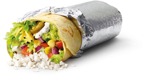 Burrito Mexican Png Photo (black, silver)