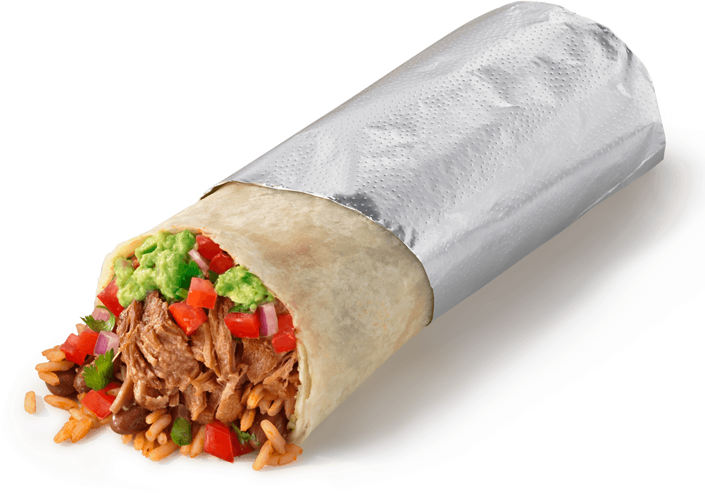 Burrito Png Image (black, lavender, silver)