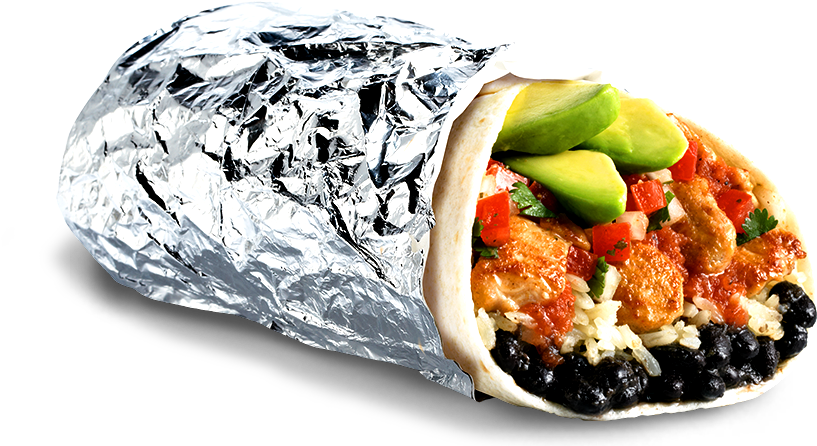 Burrito Png (black, white)