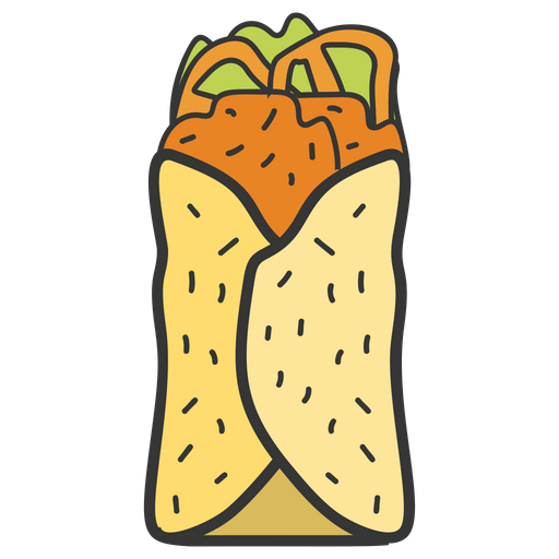 Burrito Taco Png (chocolate, black, beige, salmon, pink)