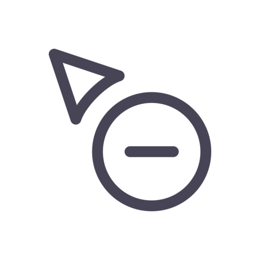 Cursor 1 Free Png Icon (black, indigo)